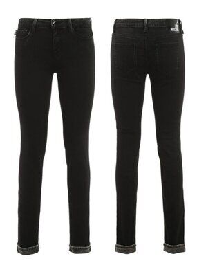 LOVE MOSCHINO Skinny Jean Logo Patch Women's Size 26